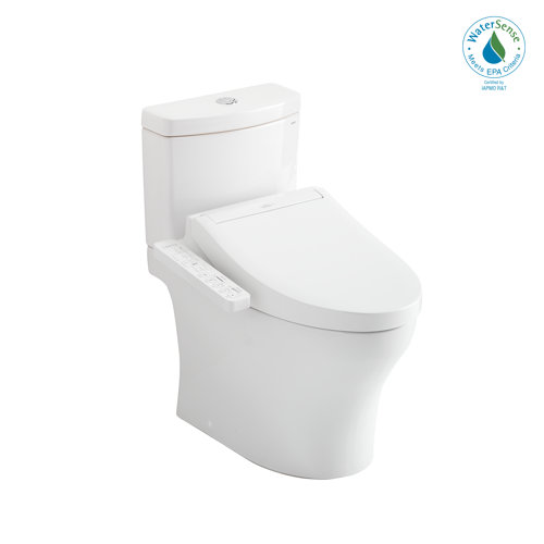 TOTO Aquia® 1.28 GPF Elongated Comfort Height Floor Mounted Bidet